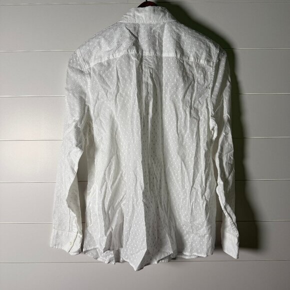 Talbots "The Oprah Magazine Collection" White Tuxedo Long Sleeve Sz 14 - Picture 3 of 6